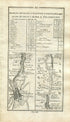 1778 Taylor & Skinner Antique Ireland Road Map 83/84 Dublin Palmerstown Lucan Leixlip Maynooth Kilcock Cloncurry Johnstown Bridge Edenderry