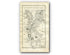 1778 Taylor & Skinner Antique Ireland Road Map 85/86 Killeigh, Ballinagar, Tullamore, Portarlington, Kilcormac, County Offaly, County Laois