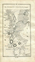 1778 Taylor & Skinner Antique Ireland Road Map 85/86 Killeigh, Ballinagar, Tullamore, Portarlington, Kilcormac, County Offaly, County Laois