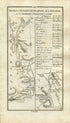 1778 Taylor & Skinner Antique Ireland Road Map 127/128 Kilmanahan Fourmilewater Dungarvan Lismore Villerstown Kinsaleneg Ferrypoint Youghal