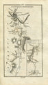 1778 Taylor & Skinner Antique Ireland Road Map 131/132 Kilfera Gowran Bennettsbridge Knocktopher Thomastown Kilmacow Waterford Kilkenny