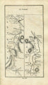 1778 Taylor & Skinner Antique Ireland Road Map 139/140 Baltinglass Donard Tullow Dublin Blackrock Rathvilly Lisnavagh Shanganagh Kilruddery