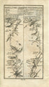 1778 Taylor & Skinner Antique Ireland Road Map 169/170 Cork Kinsale Shippool Inishannon Abbeybridge Bandon Shannonvale Clonakilty