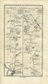 1778 Taylor & Skinner Antique Ireland Road Map 187/188 Killarney Milltown Castlemaine Brackluin Limerick Caherconlish Pallasgreen Tipperary