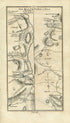1778 Taylor & Skinner Antique Ireland Road Map 205/206 Kilfenora Ennistimon Kilmurry Ibrickane Kilrush Portumna Lisdurra Marblehill Gort