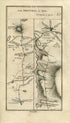 1778 Taylor & Skinner Antique Ireland Road Map 205/206 Kilfenora Ennistimon Kilmurry Ibrickane Kilrush Portumna Lisdurra Marblehill Gort