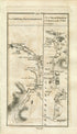 1778 Taylor & Skinner Antique Ireland Road Map 235/236 Ballyshannon Belleek Collooney Ballintogher Dromahair Roscommon Athleague Ballinasloe