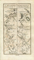 1778 Taylor & Skinner Antique Ireland Map 281/282 Killyleagh Downpatrick Ballyclare Carrickfergus Moira Hillsborough Ballynahinch Killyleagh