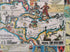1986 Pictorial Map of North America by Hugo Pratt. Canada, Central America, Mexico, The Caribbean, Poster Map