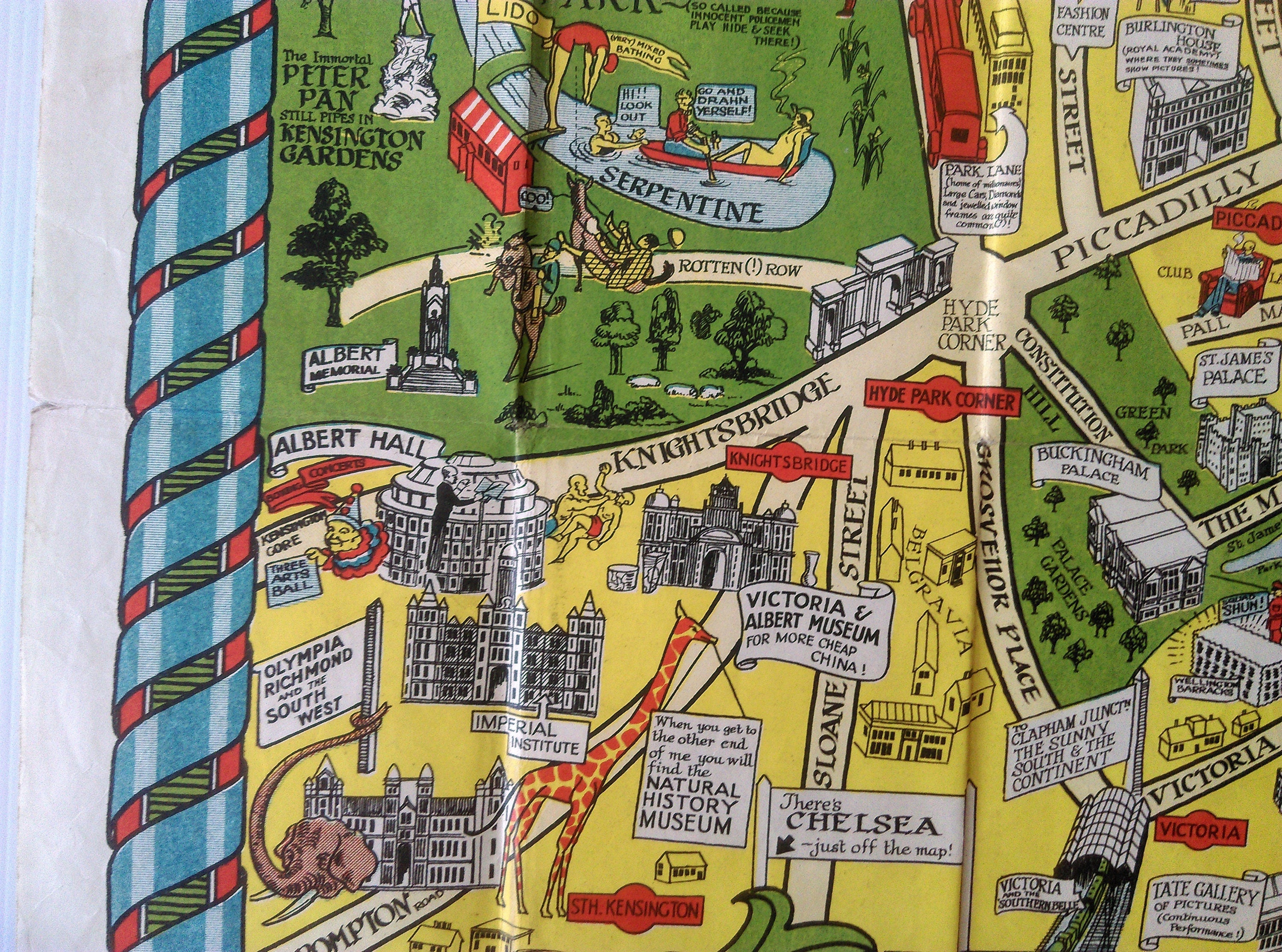 The New Pictorial map of London by Geographia ltd c.1934. Map Poster