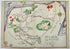1935 Matias Santoyo, Yucatan, Chichen Itza, Merida, Cancun, Mexico, Pictorial Map