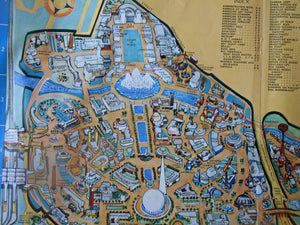 1940 World's Fair Pictorial Map by Carl Rose from the New Yorker Magazine, June 15 1940. Folding Poster Print.