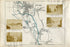 1873 Henry Taunt Antique Map, The River Thames, Oxford, Littlemore, Kennington, South Hinksey, St Clement's, Rose Hill