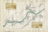 1873 Henry Taunt Antique Map, The River Thames, Hurely, Harleyford, Bisham, Marlow, Cookham Dean, Westhorpe, Buckinghamshire
