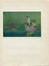 1921 Ida Rentoul Outhwaite Antique Fairy Print (Drawn By Fishes) Vintage Book Plate, from The Enchanted Forest