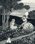 1922 Ida Rentoul Outhwaite Antique Fairy Print, Jasper Played A Little Wild Woodland Melody, Book Plate, The Little Green Road to Fairyland