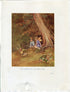 1922 Ida Rentoul Outhwaite Antique Fairy, Fairies Print, Brownie Was Very Brave Now, Book Plate from The Little Green Road to Fairyland
