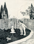 1922 Ida Rentoul Outhwaite Antique Print, Fairies, Fairy Was Allowed to Wear Her Wings, Book Plate from The Little Green Road to Fairyland