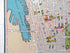 c.1944 City of Sydney Street Map. Pictorial Map. by David Jones Ltd, Australia