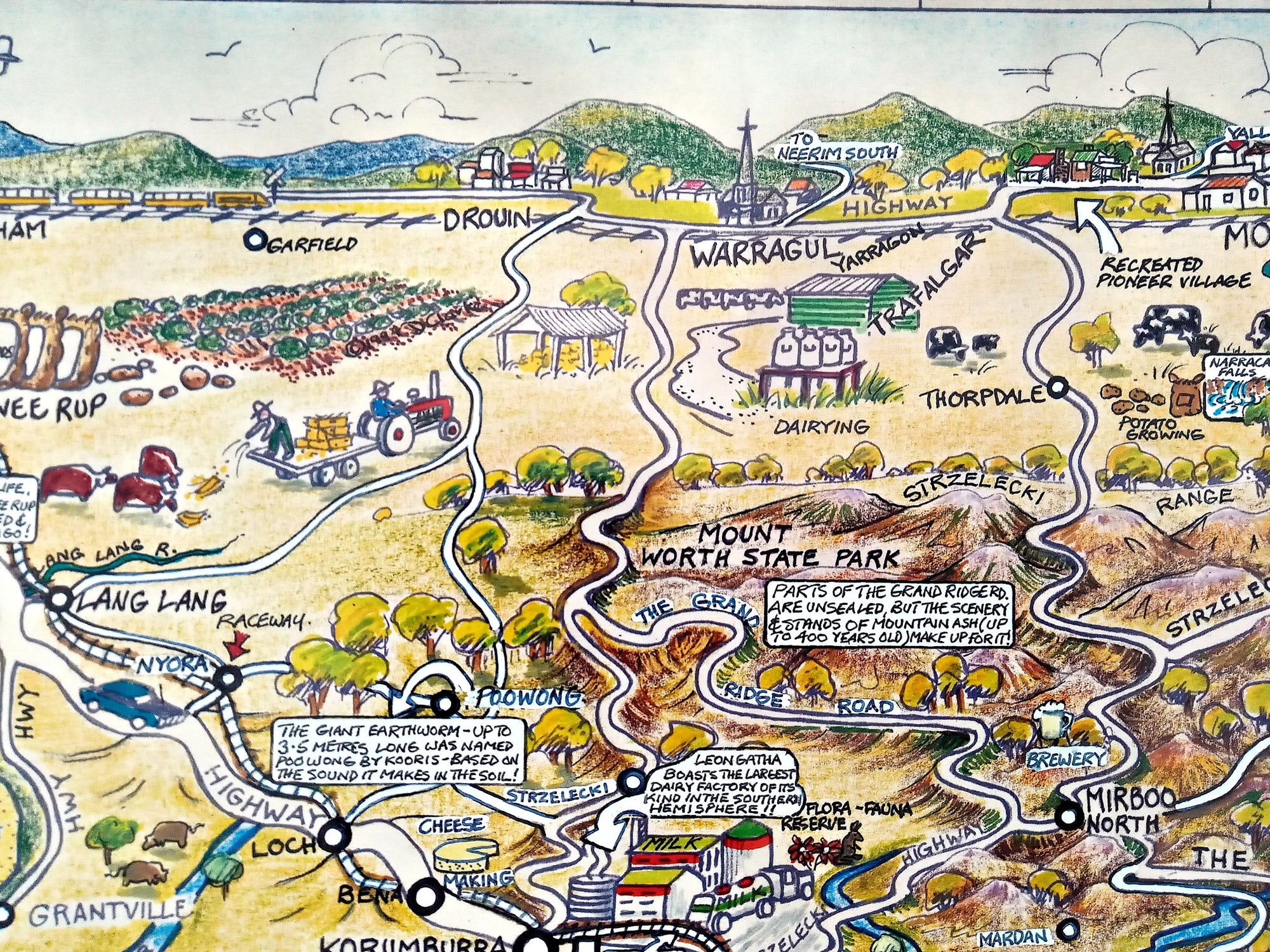 Victoria Tourist Map