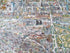 Rare Original 1991 Melbourne Australia Pictorial Map, Bird's-eye view by Melinda Clarke, Deborah Young & Oblique Creations Pty Ltd.