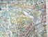 Rare Original 1991 Melbourne Australia Pictorial Map, Bird's-eye view by Melinda Clarke, Deborah Young & Oblique Creations Pty Ltd.
