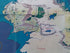 Rare 1982 Peter Fenlon Pictorial Map of J. R. R. Tolkien's Middle Earth