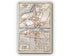 1914 Thonon Les Bains, Evian Les Bains, South of France Town Plan, Antique Baedeker Map, Print