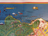 1927 Pictorial Map of the City of Hobart. Published by the Illustrated Tasmanian Mail. Hobart City Map, Tasmania