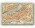 1914 Arles, South of France Town Plan, Antique Baedeker Map, Print