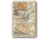 1914 Chambery, South of France Town Plan, Antique Baedeker Map, Print