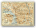 1914 Toulouse, South of France Town Plan, Antique Baedeker Map, Print