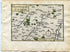 1634 Nicolas Tassin Map Saint Quentin, Ribemont, Vermand, Aisne, Picardy, France Antique