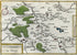 1634 Nicolas Tassin Map Nancy, Chaligny, Frouard, Liverdun, Meurthe et Moselle, Lorraine, France Antique