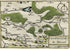 1634 Nicolas Tassin Map Blamont, Badonviller, Cirey sur Vezouze, Meurthe et Moselle, Lorraine, France Antique