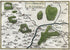 1634 Nicolas Tassin Map Compiegne, Remy, Estrees Saint Denis, Verberie, Oise, Picardy, France, Antique