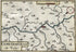 1634 Nicolas Tassin Map Turin, Torino, Rivoli, Avigliana, Volpiano, Orbassano, Piedmont, Italy Antique