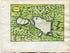 1634 Nicolas Tassin Ham, Map, Plan, Fort, Fortifications, Somme, Picardy, France Antique