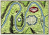 1634 Nicolas Tassin Charleville Mezieres, Map, Fortifications, Fort, Ardennes, Champagne Ardenne, France Antique