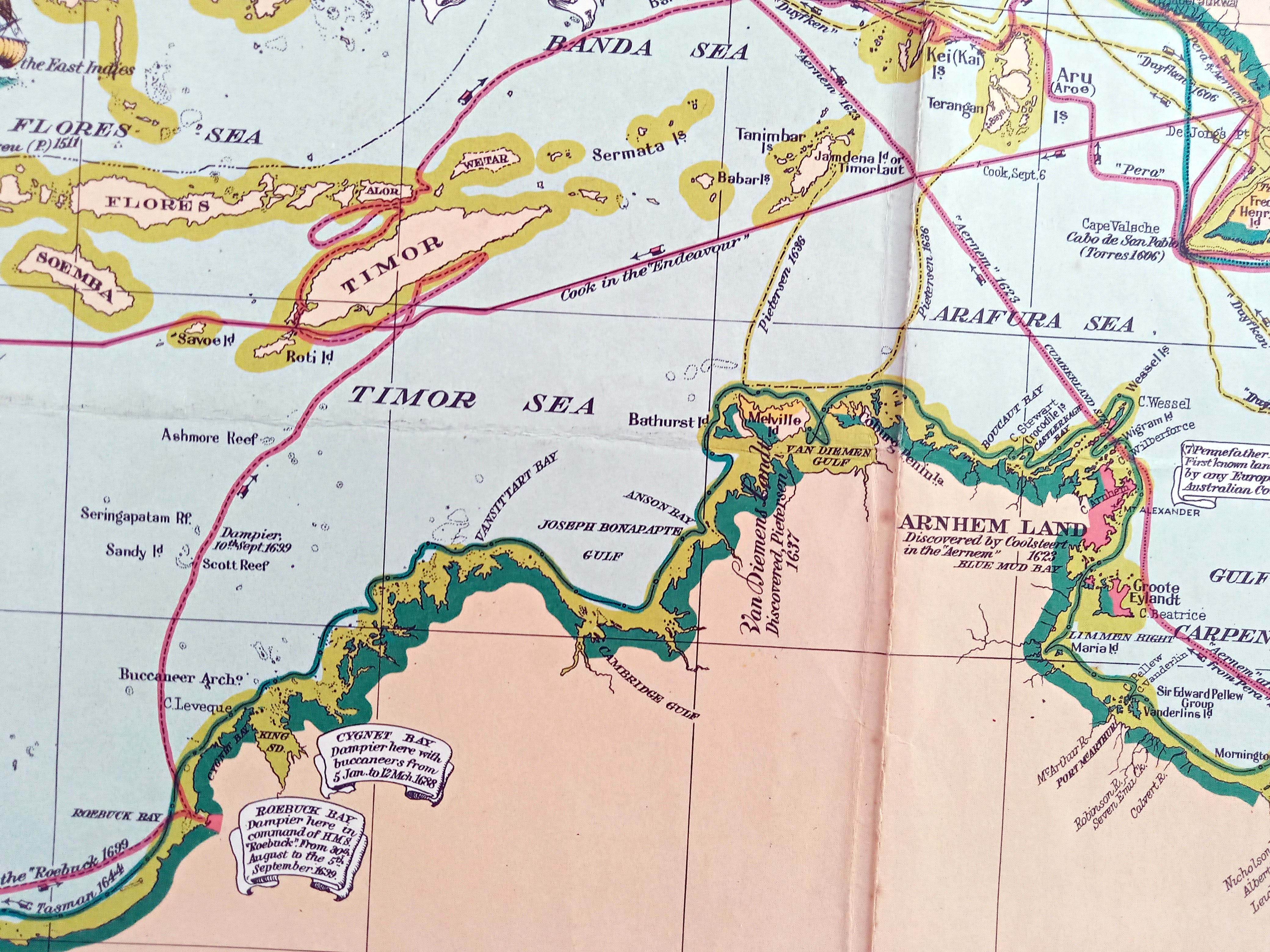 the-discovery-of-australia-pictorial-map-by-james-emery-1970-013
